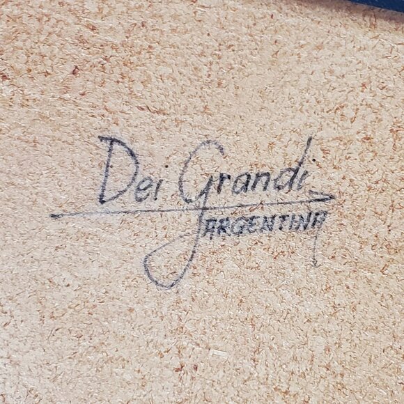 Dei Grandi Argentina Leather Crossbody Bag & Matching Wallet Set Artisan Made - Picture 4 of 14